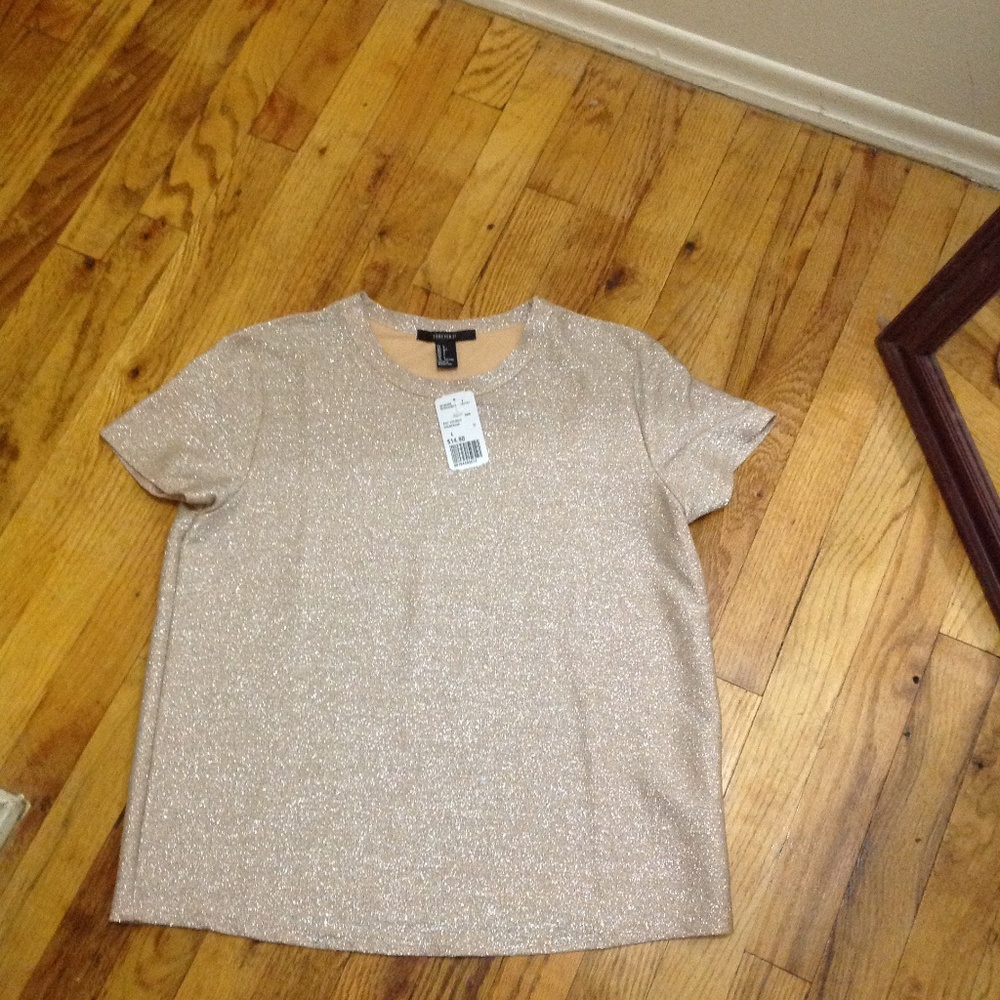 Pink Glitter Tee